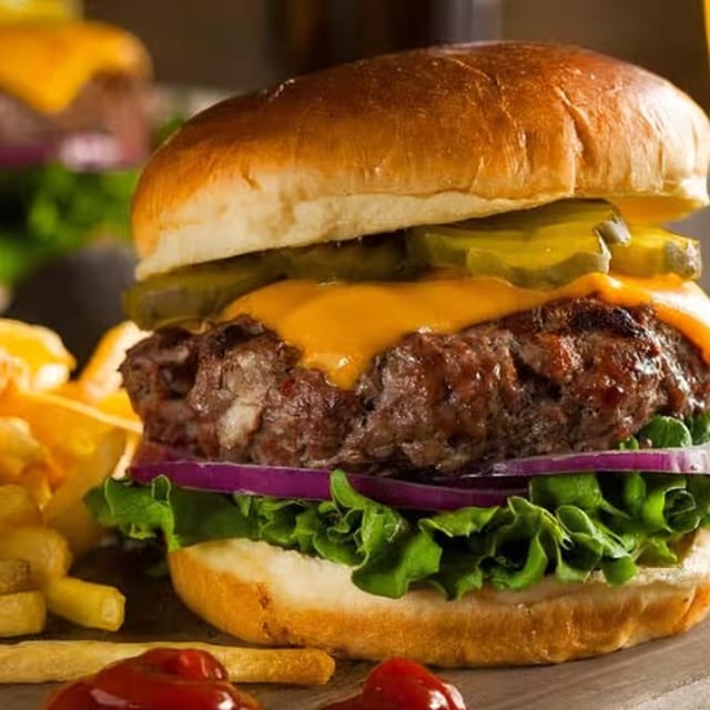 EVOO Burger.