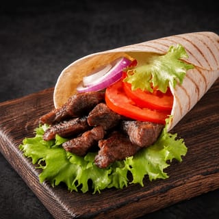 Beef Shawarma Wrap