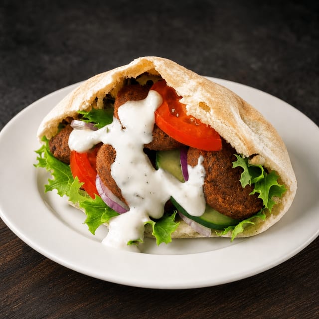 Falafel Wrap.