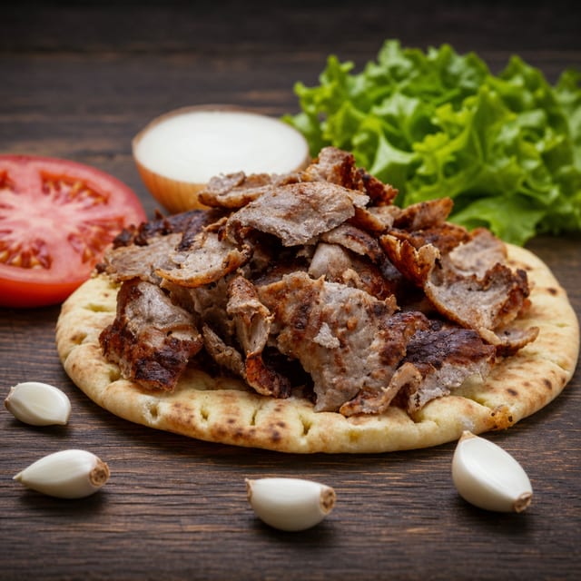 Beef Shawarma Platter.
