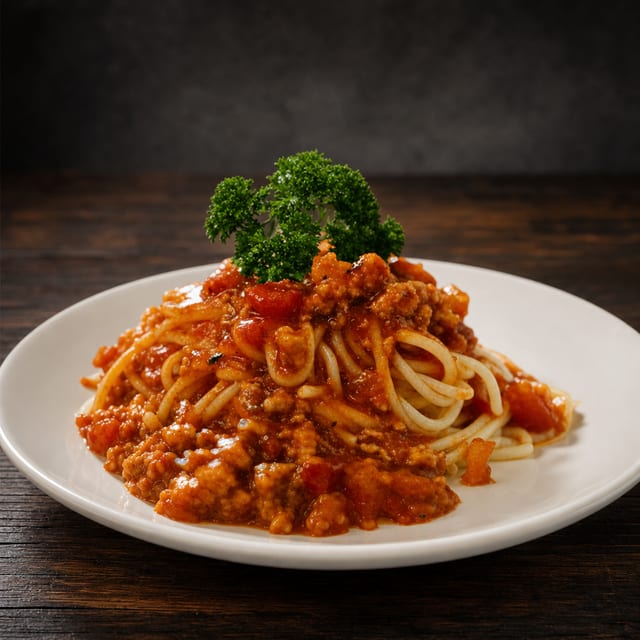 Pasta Bolognese.