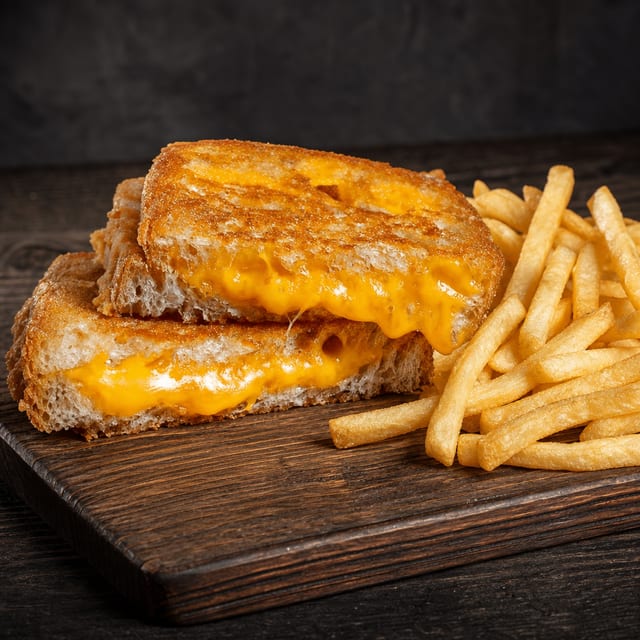 Kids Grilled Cheese & Fries.