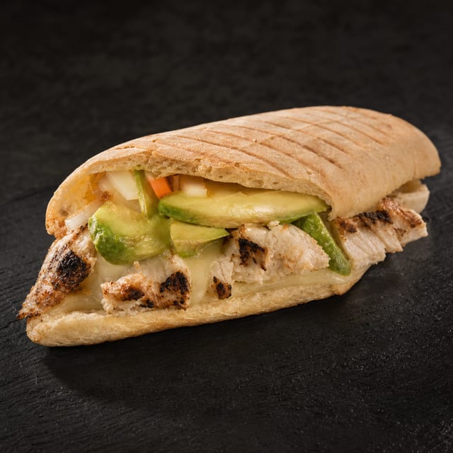 Chicken Avocado Panini.