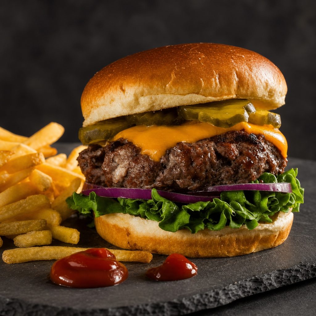 EVOO Burger.