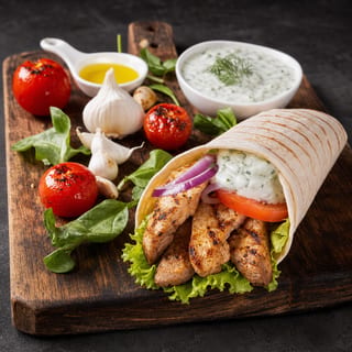 Chicken Tzatziki Wrap
