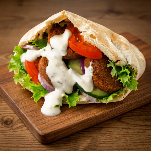 Falafel Wrap.