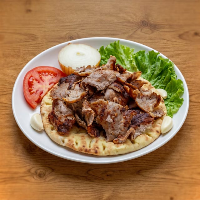 Beef Shawarma Platter.