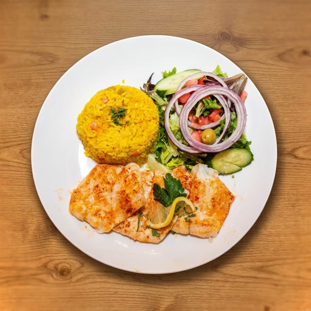 Broiled Flounder.